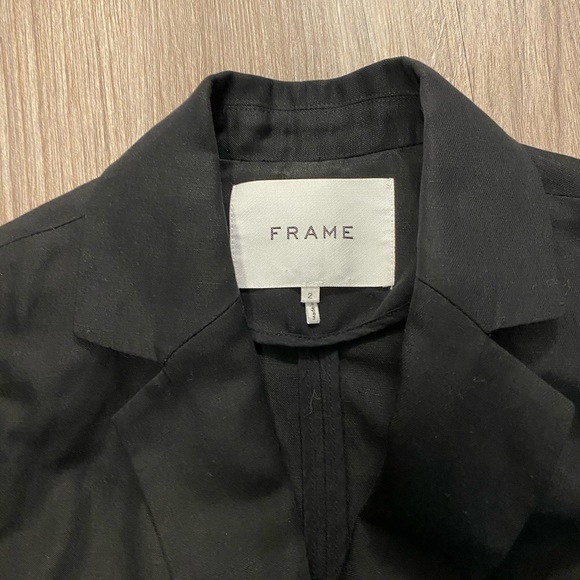 FRAME linen blazer - Picture 2 of 4